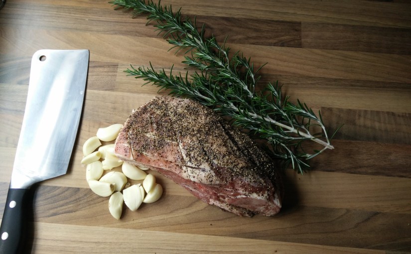 Bring On The Winter: Garlic shoulder of lamb with potato&nbsp;boulangère